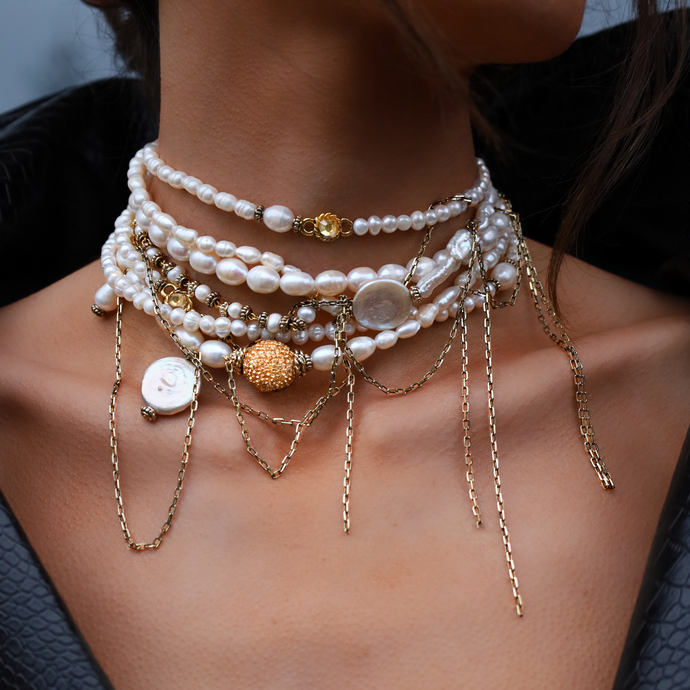 Gitano Pearl Necklace