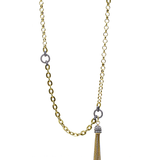 ELEGANT GOLD PLATED CHAIN NECKLACE