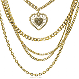 CORVERA LAYERED CHAIN NECKLACE