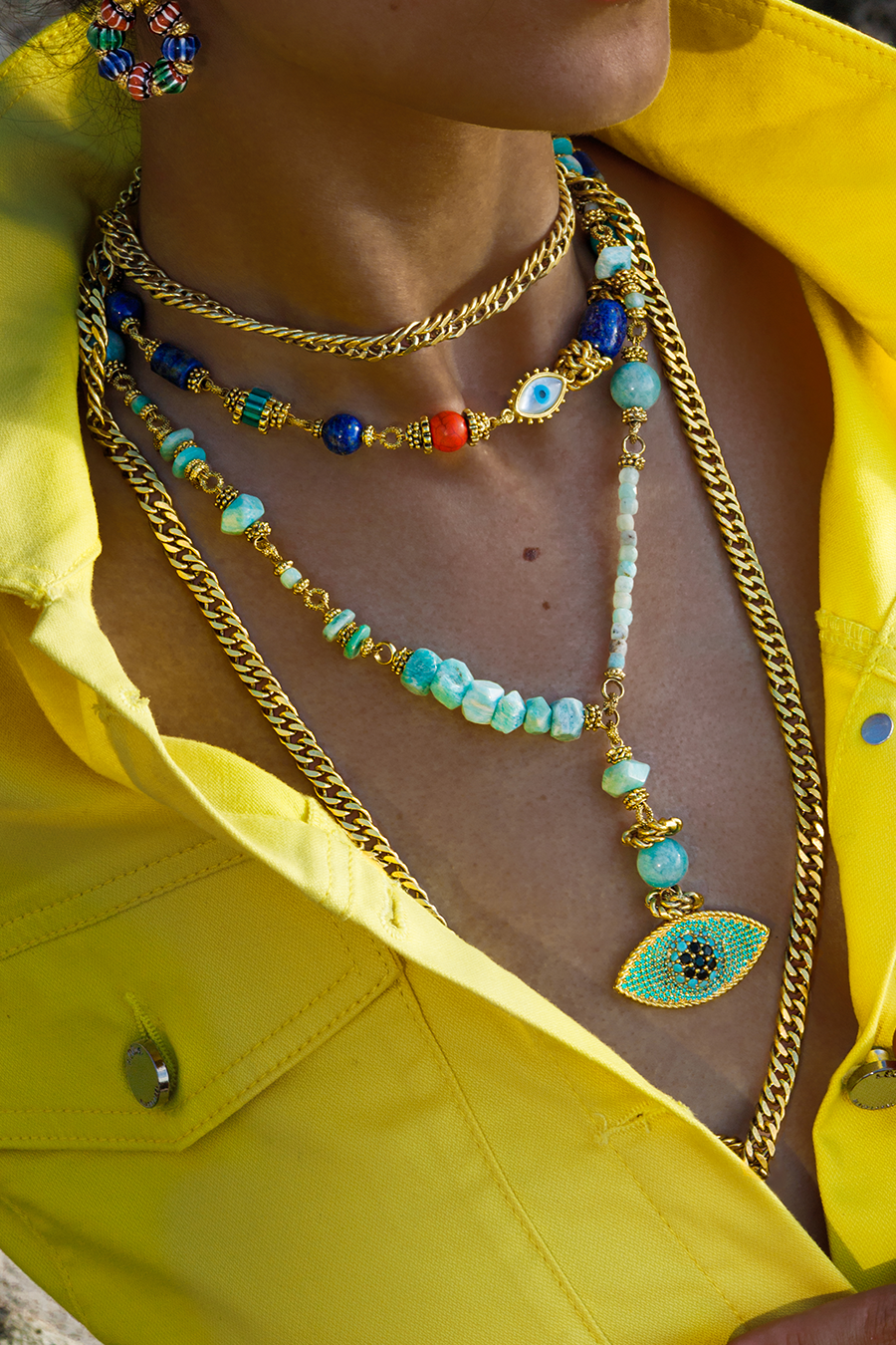 NAIRA LAPIS LAZULI NECKLACE