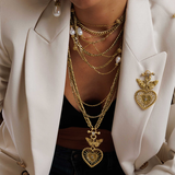 ALYRA LAYERED CHAIN NECKLACE
