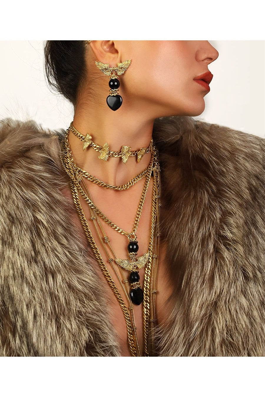 AMORE FORTE DANGLE EARRINGS