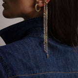 CIRCLE CUFF EARRING