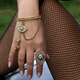 BELLISSIMO CRYSTAL BANGLE BRACELET