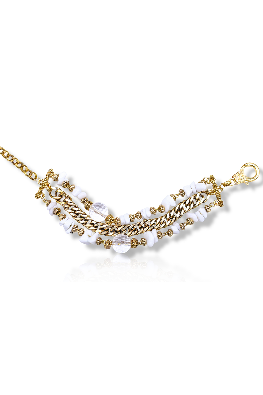 BIANCO QUARTZ GEMSTONE BRACELET
