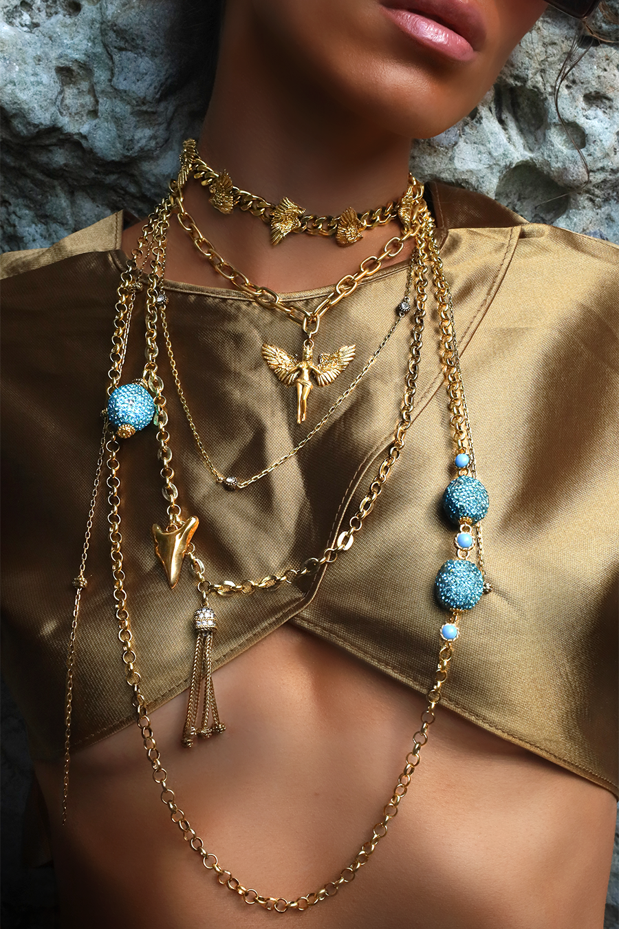 BLAR LAYERED NECKLACE
