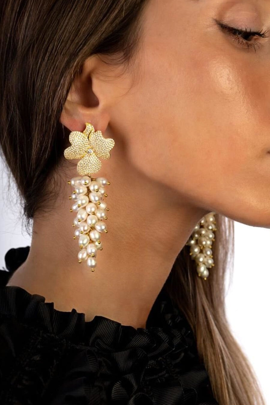 BRAISLE PEARL EARRINGS