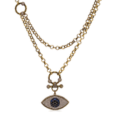 CAARINA EVIL EYE NECKLACE