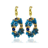 CACA GEMSTONE EARRINGS