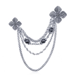 CELESTIA SILVER PLATED BROOCH