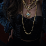 CLARION LAYERED CHAIN NECKLACE