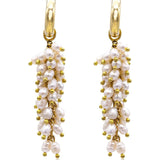 CLUSTER PEARL EARRINGS