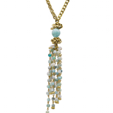 CYREN AMAZONITE GEMSTONE NECKLACE