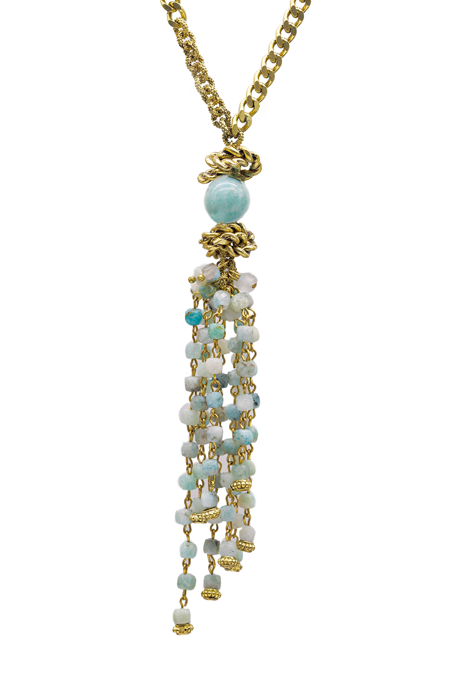 CYREN AMAZONITE GEMSTONE NECKLACE