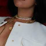 DIA NOCHE CRYSTAL CHOKER NECKLACE