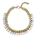 DIA NOCHE CRYSTAL CHOKER NECKLACE