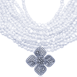 ETERNA LUXE MULTI STRAND PEARL NECKLACE