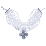 ETERNA LUXE MULTI STRAND PEARL NECKLACE
