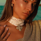 ETERNA LUXE MULTI STRAND PEARL NECKLACE