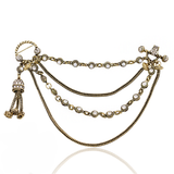 FESTA TASSEL CHAIN BROOCH