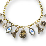 FIESTA GOLD PLATED CHOKER NECKLACE