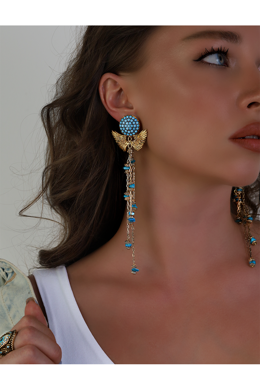 GAIA DANGLE EARRINGS