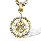 GALASSIA MEDALLION NECKLACE