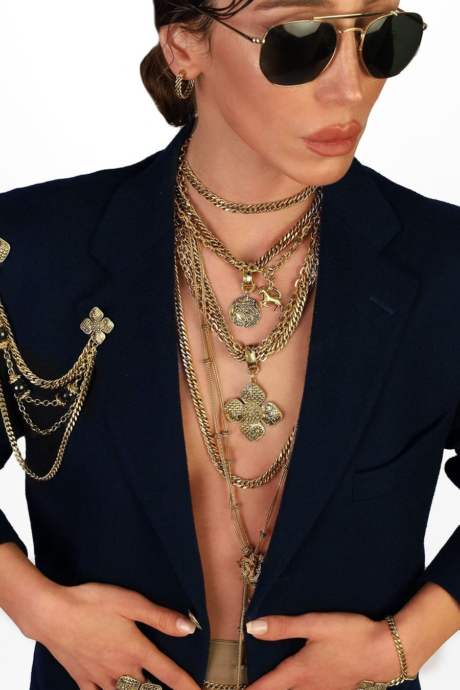 GIARDINO MULTI CHAIN NECKLACE