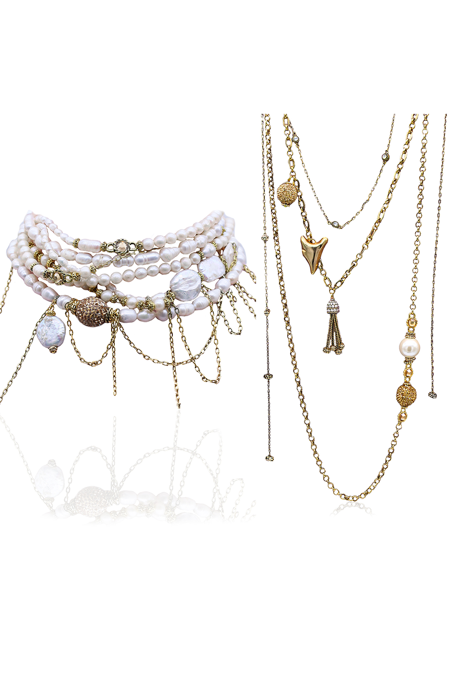 GITANO PEARL NECKLACE SET
