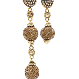 GLORY CRYSTAL DANGLE EARRINGS