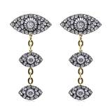 ATTRACTIF EYE DANGLE EARRINGS