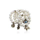 EYE MOTIF PEARL BRACELET