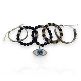 EYE GEMSTONE BRACELET SET