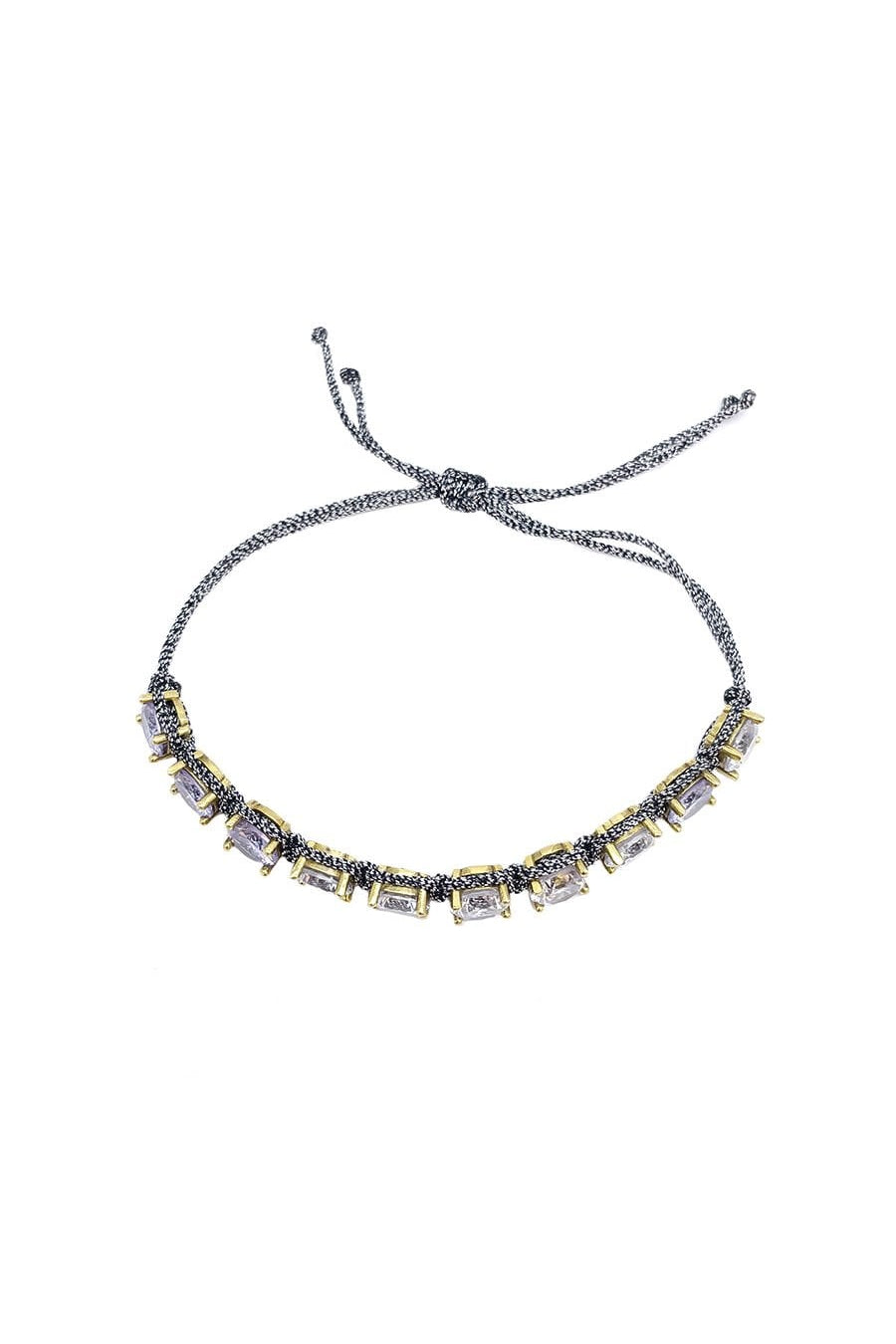 GRACE CRYSTAL MACRAME BRACELET
