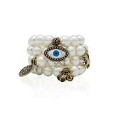 EYE MOTIF PEARL BRACELET