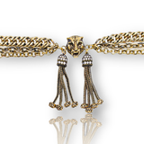 TIGER GOLD CHOKER NECKLACE