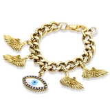 LANITRA GOLD CHARM BRACELET
