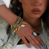 LANITRA GOLD CHARM BRACELET