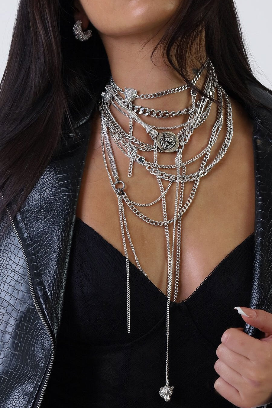 L'EMPIRE LAYERED CHAIN NECKLACE