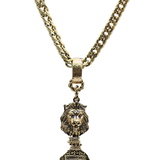 LEO CHUNKY PENDANT NECKLACE