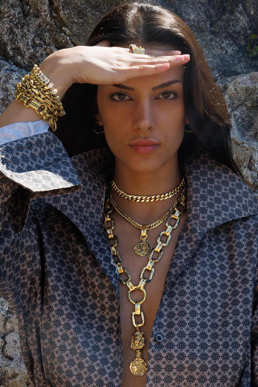 LION KING CHUNKY CHAIN NECKLACE