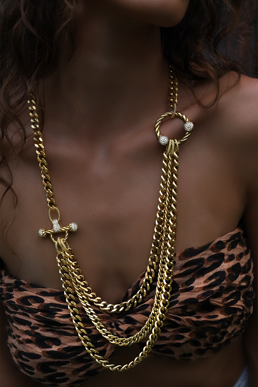 LIVELLO LAYERED CHAIN NECKLACE