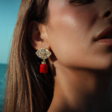 LUCEROSSA EVIL EYE EARRINGS