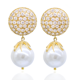 LUZ PEARL DROP EARRINGS