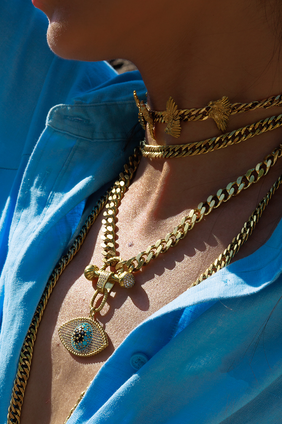 MARE EVIL EYE NECKLACE