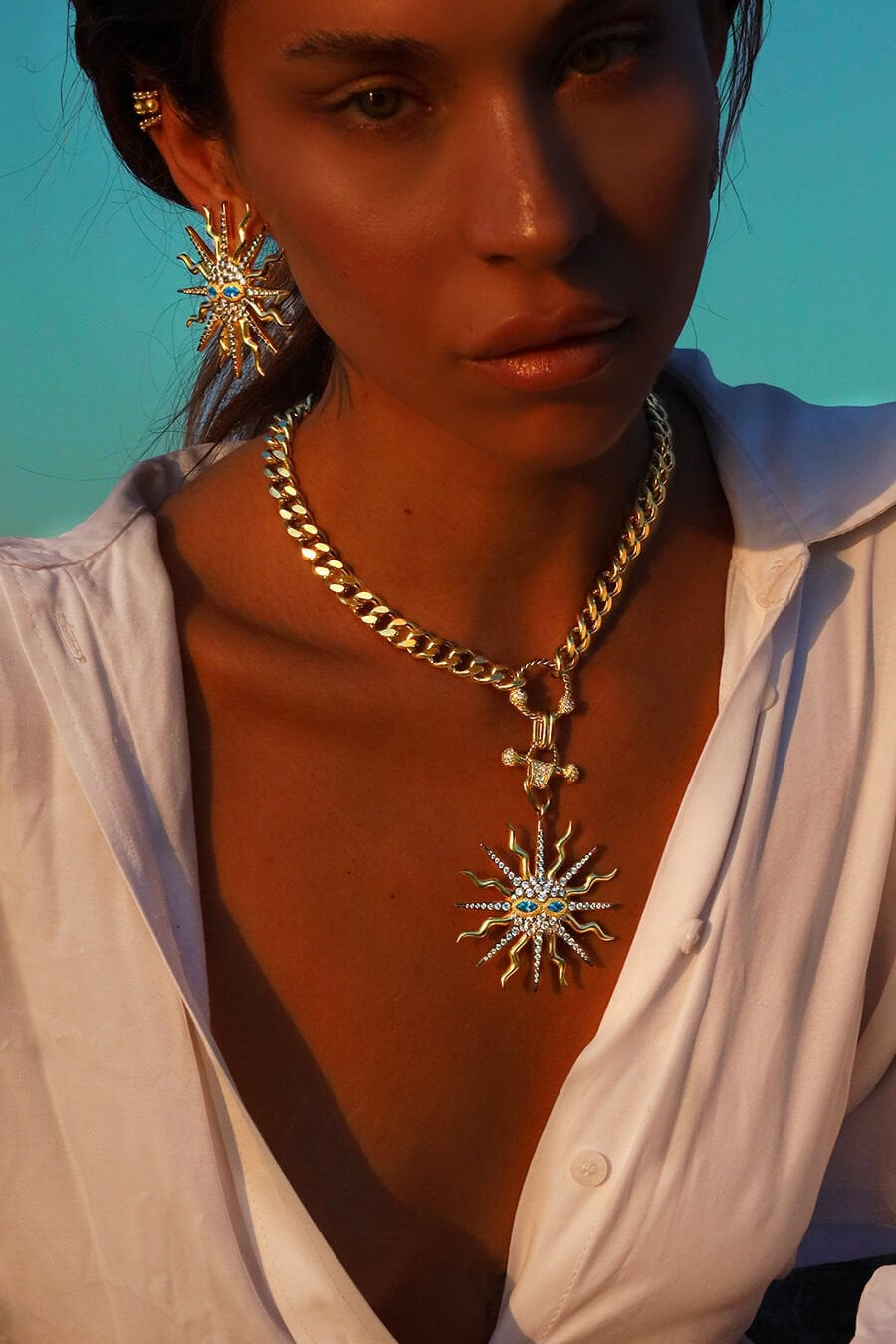 MASCHERA CHAIN NECKLACE