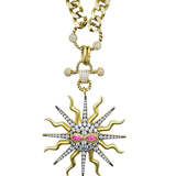 MASCHERA GOLD PENDANT NECKLACE