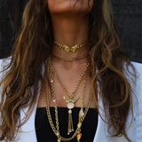 MIAN ANGEL WING CHOKER NECKLACE