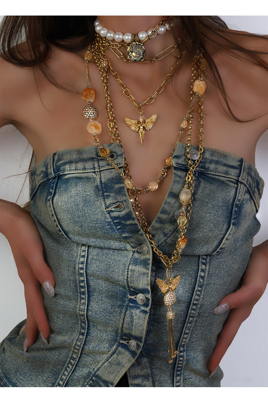 MIEL GEMSTONE NECKLACE