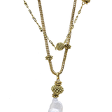 MIXTE GOLD PLATED LAYERED NECKLACE